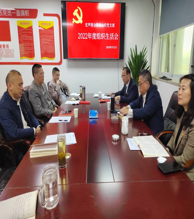 宏聲商管黨支部召開(kāi)2022年(nián)度組織生(shēng)活會(huì)